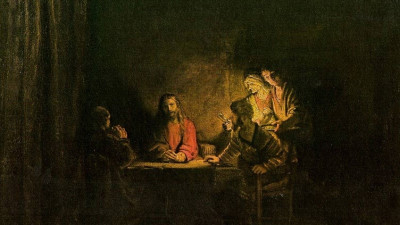 렘브란트: 엠마오에 나타난 예수